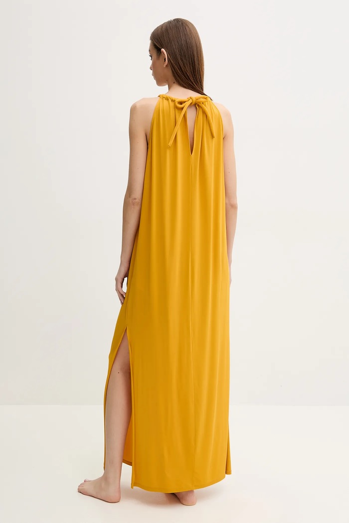 Дрехи Плажна рокля Max Mara Beachwear 2516621029600 жълт