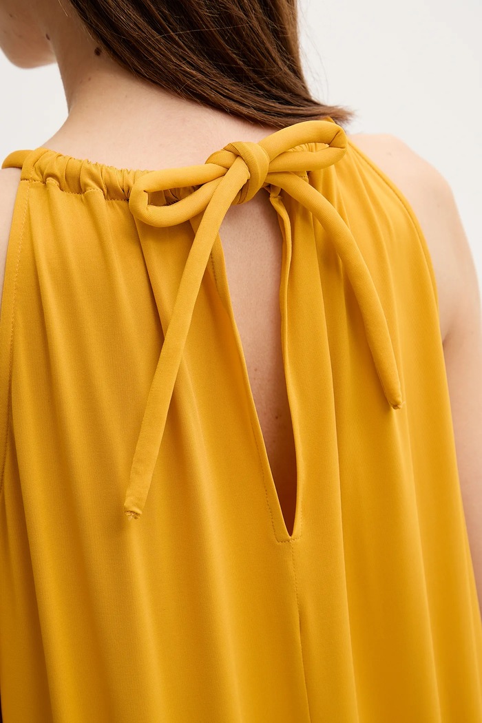 Плажна рокля Max Mara Beachwear 2516621029600 жълт