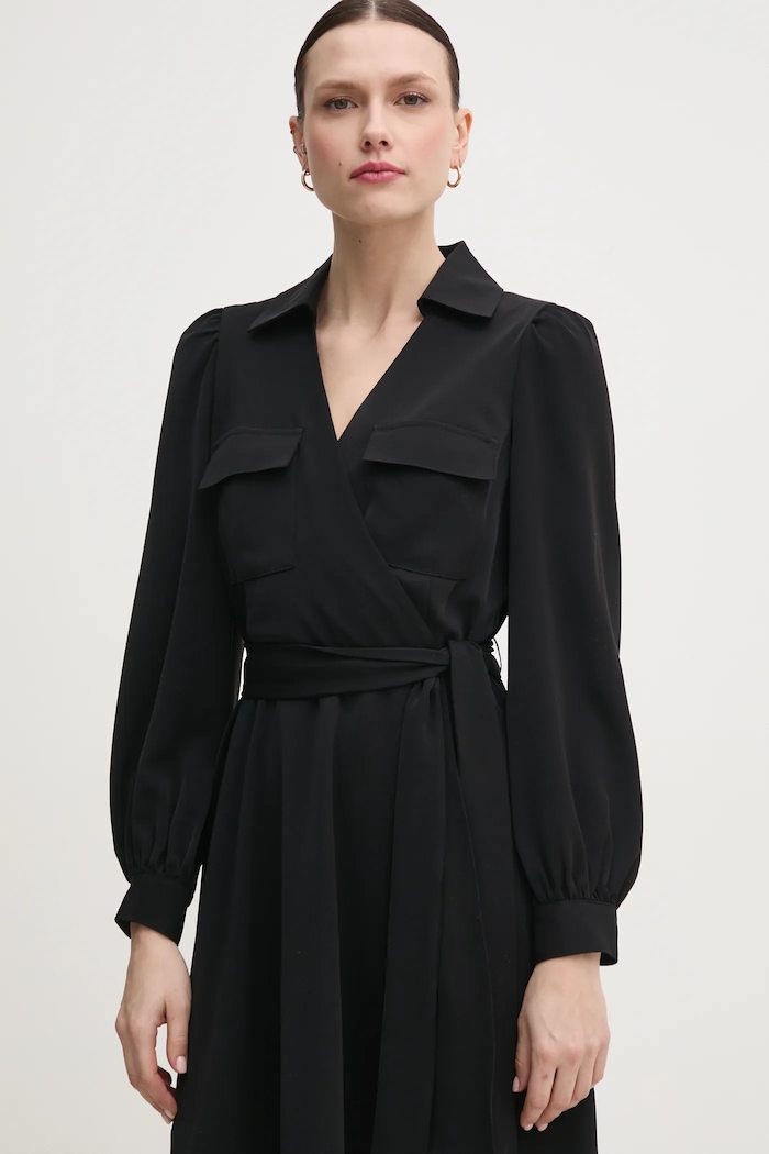 Haljina Dkny crna DD3K7484