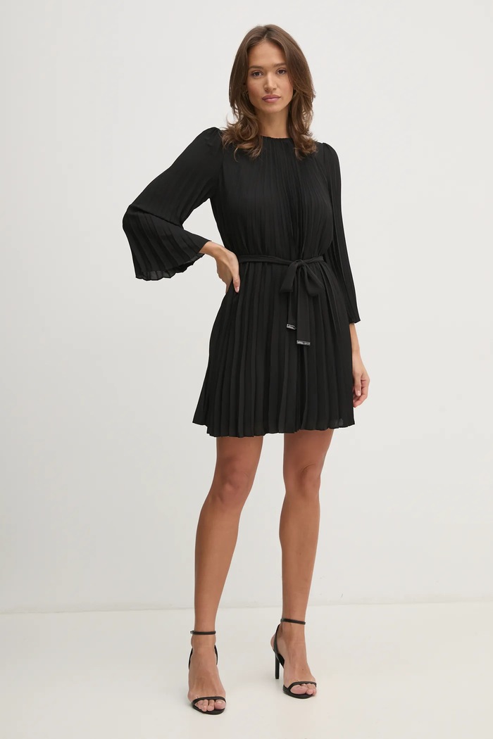 Dkny sukienka DD4JID78 czarny SS25