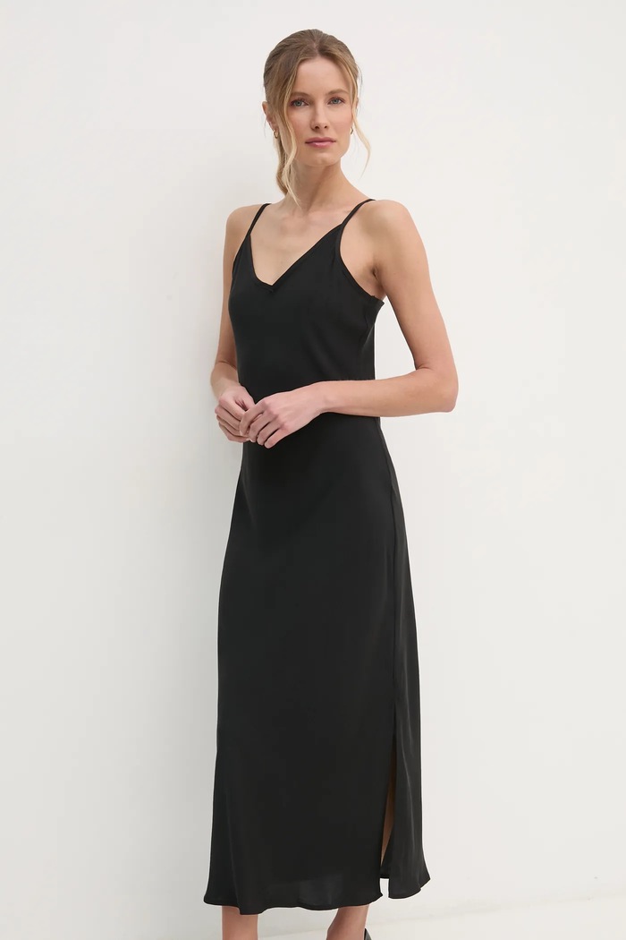 DKNY Rochie DJ4D9053 negru SS25