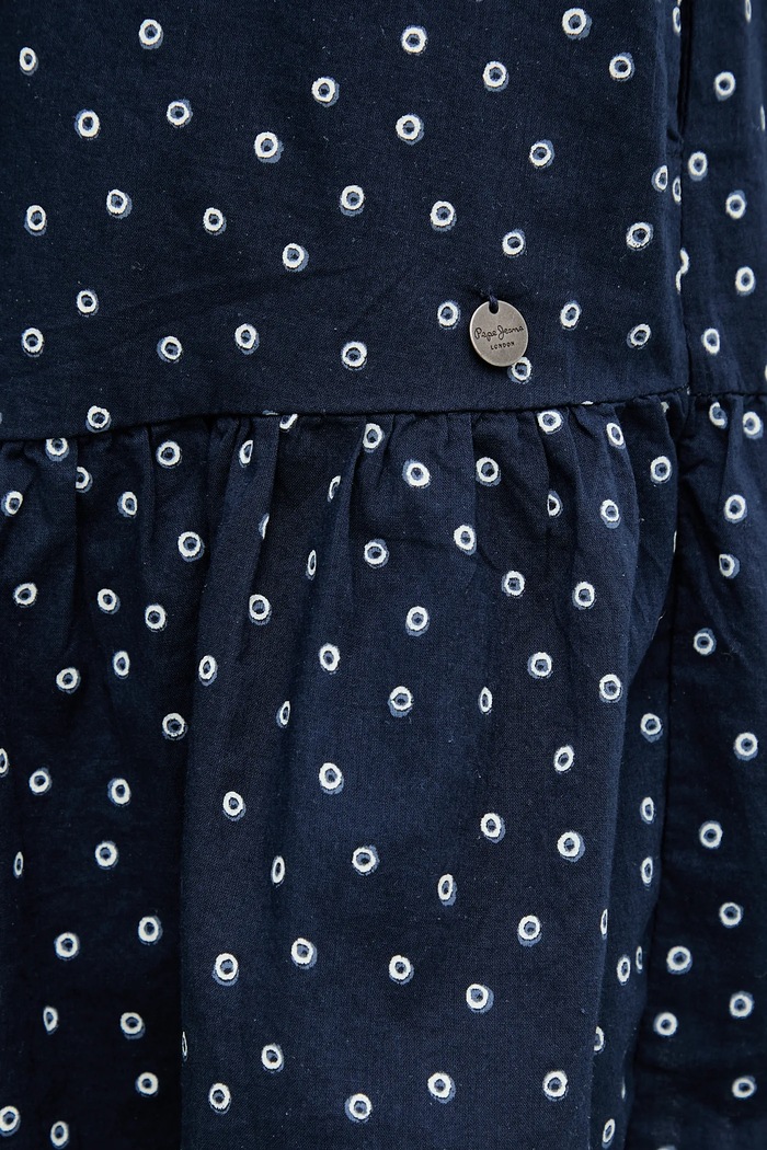 Pamučna haljina Pepe Jeans DAFNE PL953709 mornarsko plava