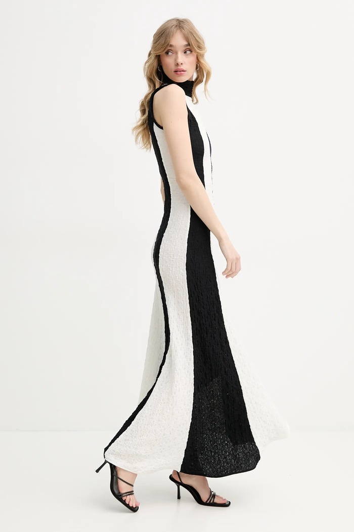 Haljina MSGM 3842MDA29Y.257317 crna SS25
