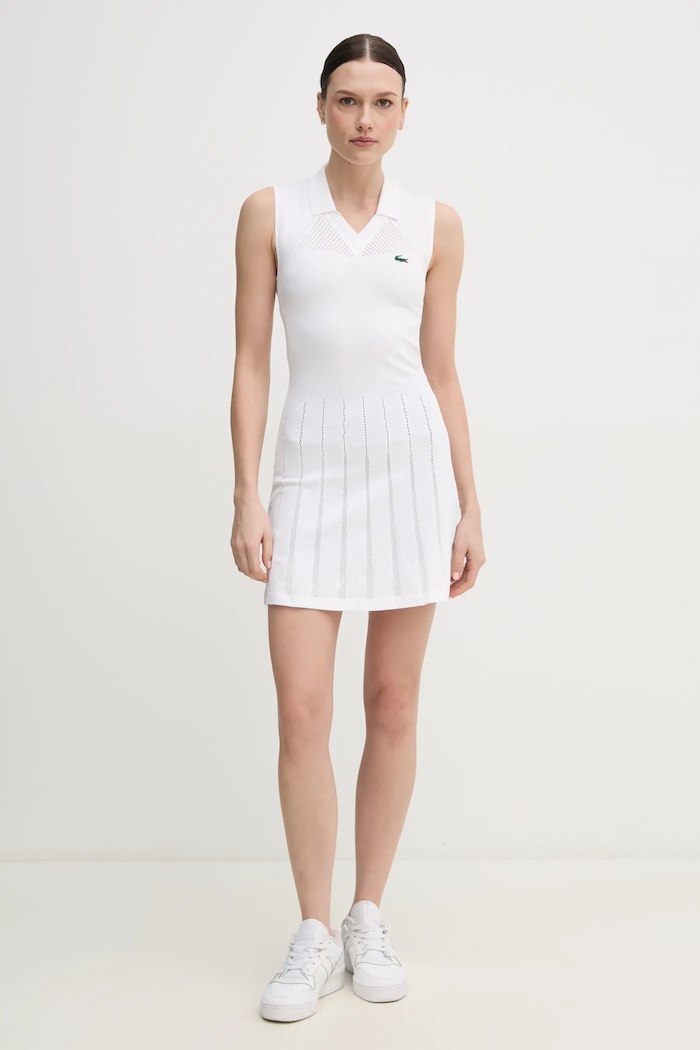 Îmbrăcăminte Lacoste Rochie EF0615 alb
