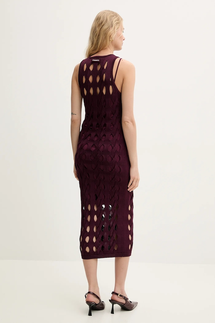 Haljina Pinko 105190.A2LW bordo SS25