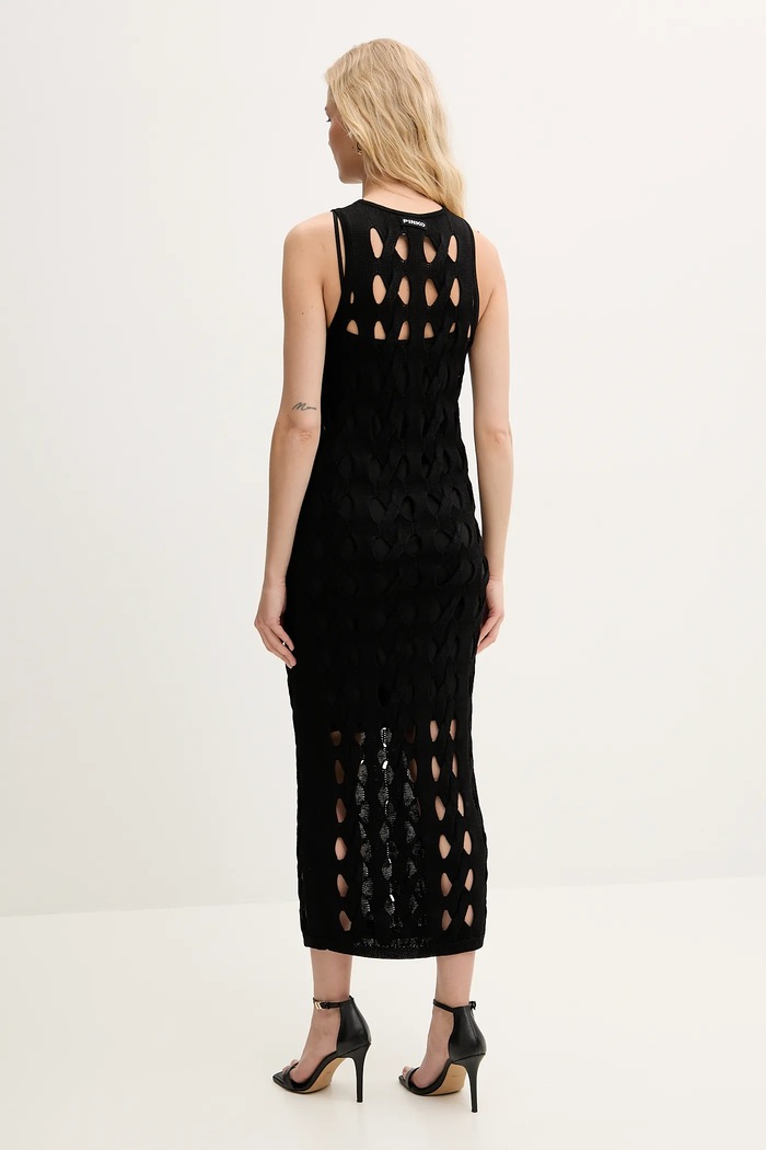 Pinko sukienka 105190.A2LW czarny SS25