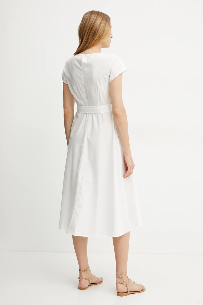 Îmbrăcăminte Weekend Max Mara rochie din bumbac 2515221142600 alb