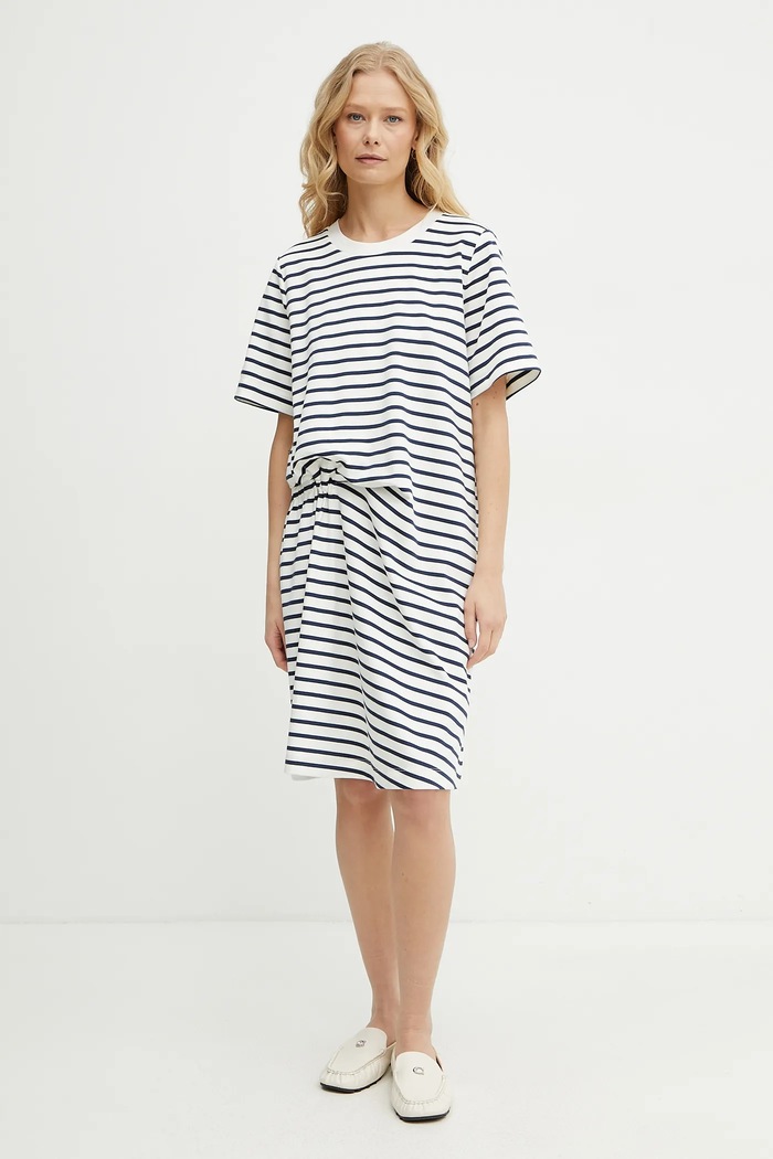 Weekend Max Mara Rochie din bumbac alb 2515621012600