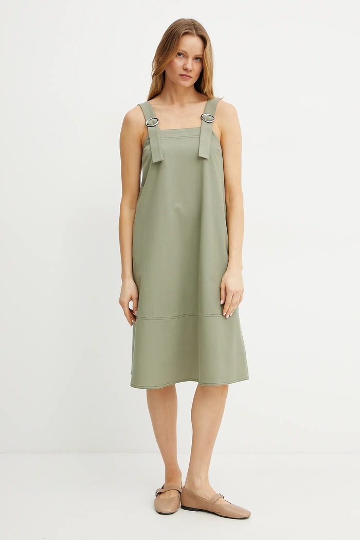 Рокля MM by Max Mara 2516621018600 зелен SS25