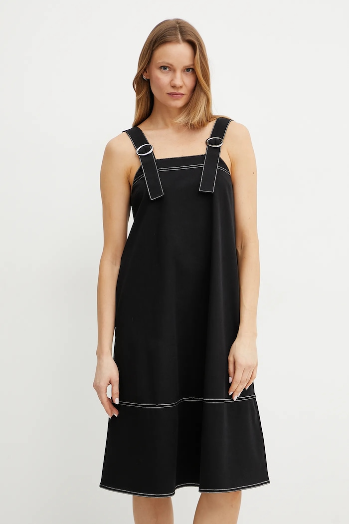 Φόρεμα MM by Max Mara 2516621018600 μαύρο SS25