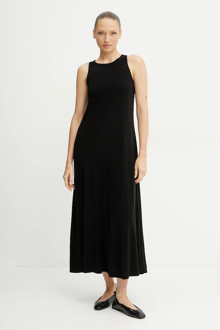 Рокля MM by Max Mara вискоза черен 2516621078600