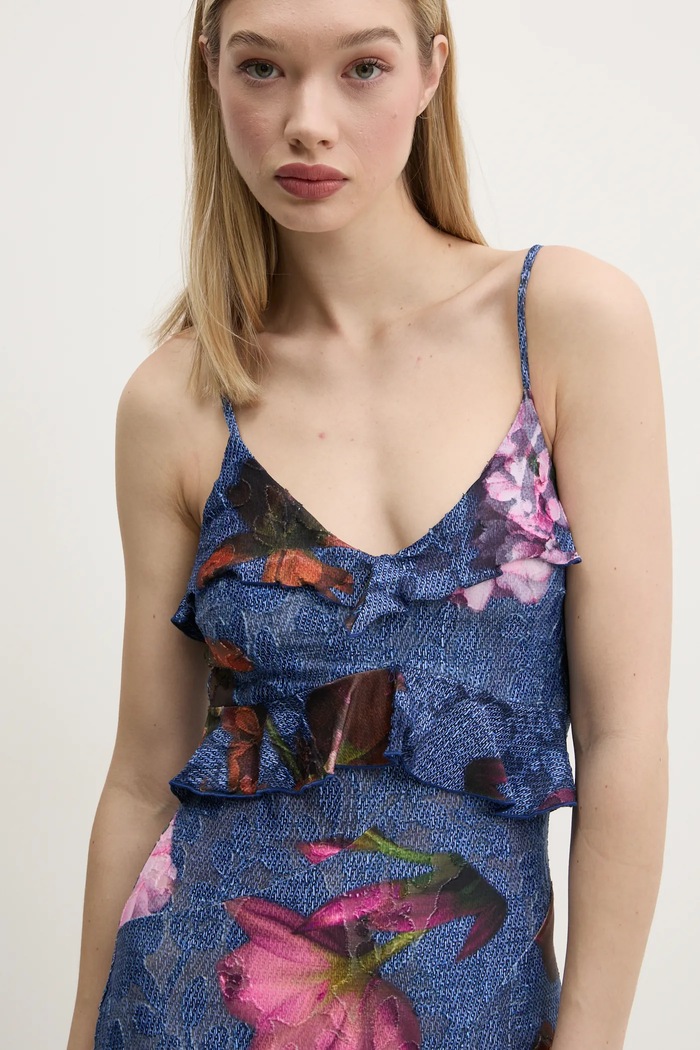 Haljina Desigual APOLO mornarsko plava 25SWVK16