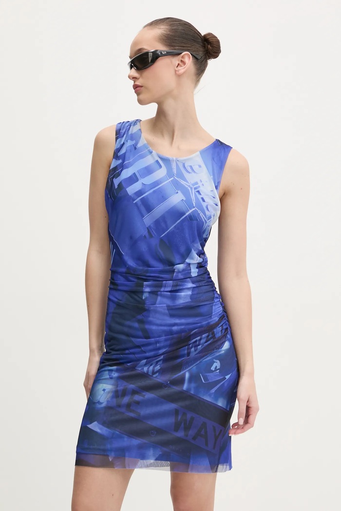 Desigual rochie BRATISLAVA 25SWVK47 albastru SS25