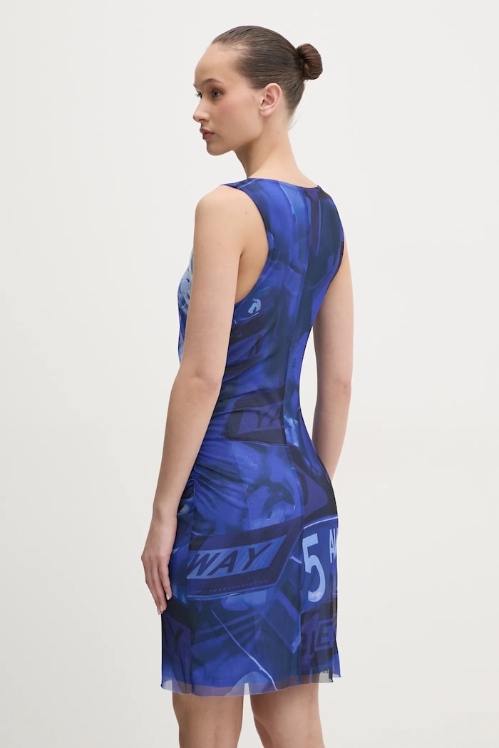 Îmbrăcăminte Desigual rochie BRATISLAVA 25SWVK47 albastru