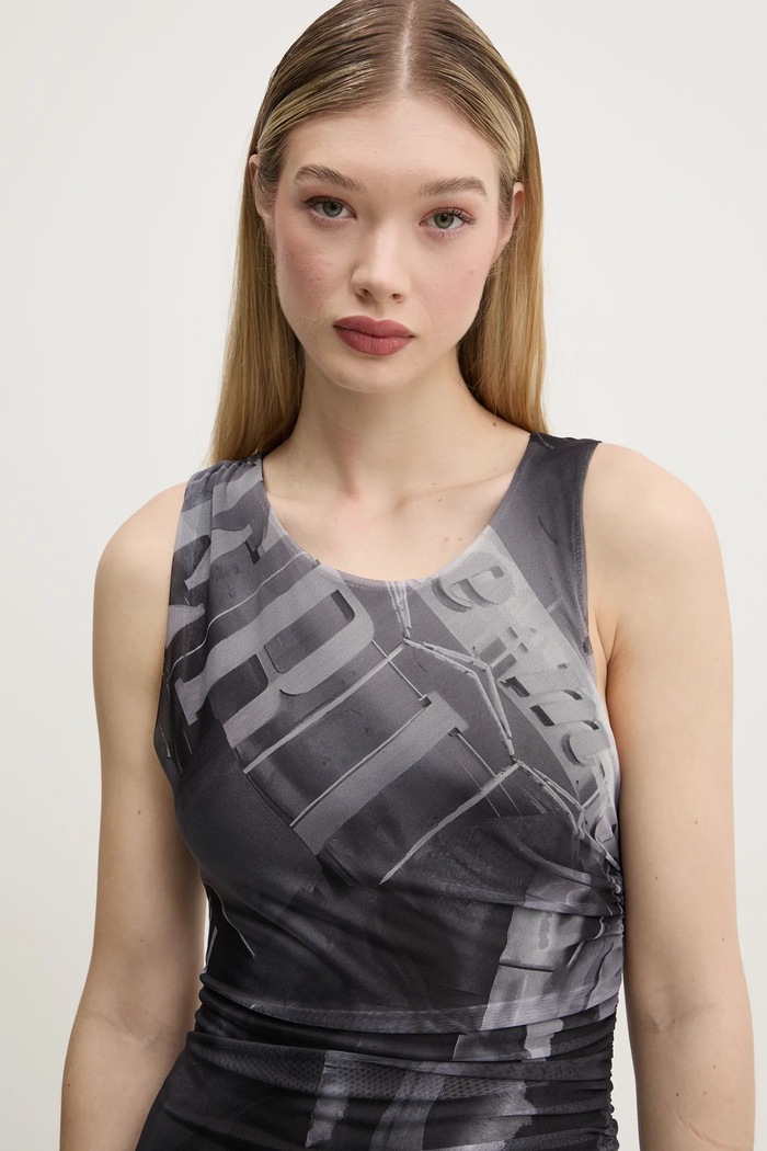 Рокля Desigual BRATISLAVA сив 25SWVK47
