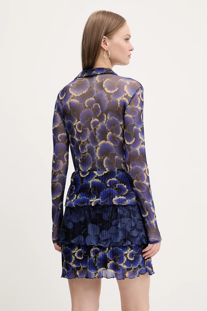 Oblečenie Šaty Desigual CELLS LACROIX 25SWVK29 tmavomodrá