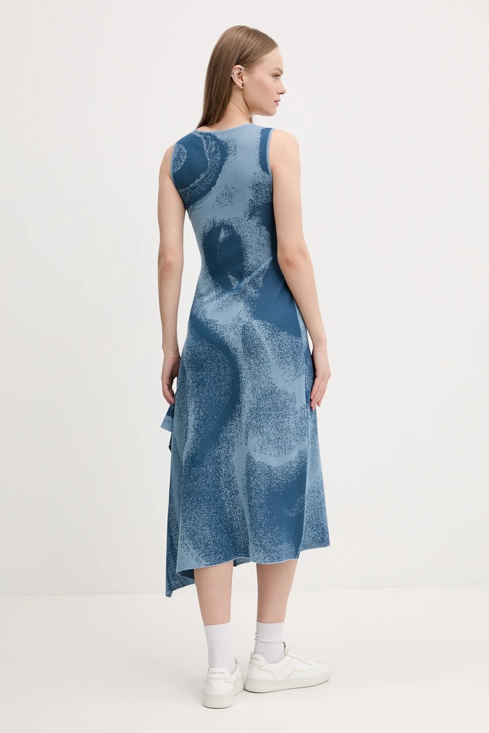 Šaty Desigual TALLIN 25SWVF10 tyrkysová SS25
