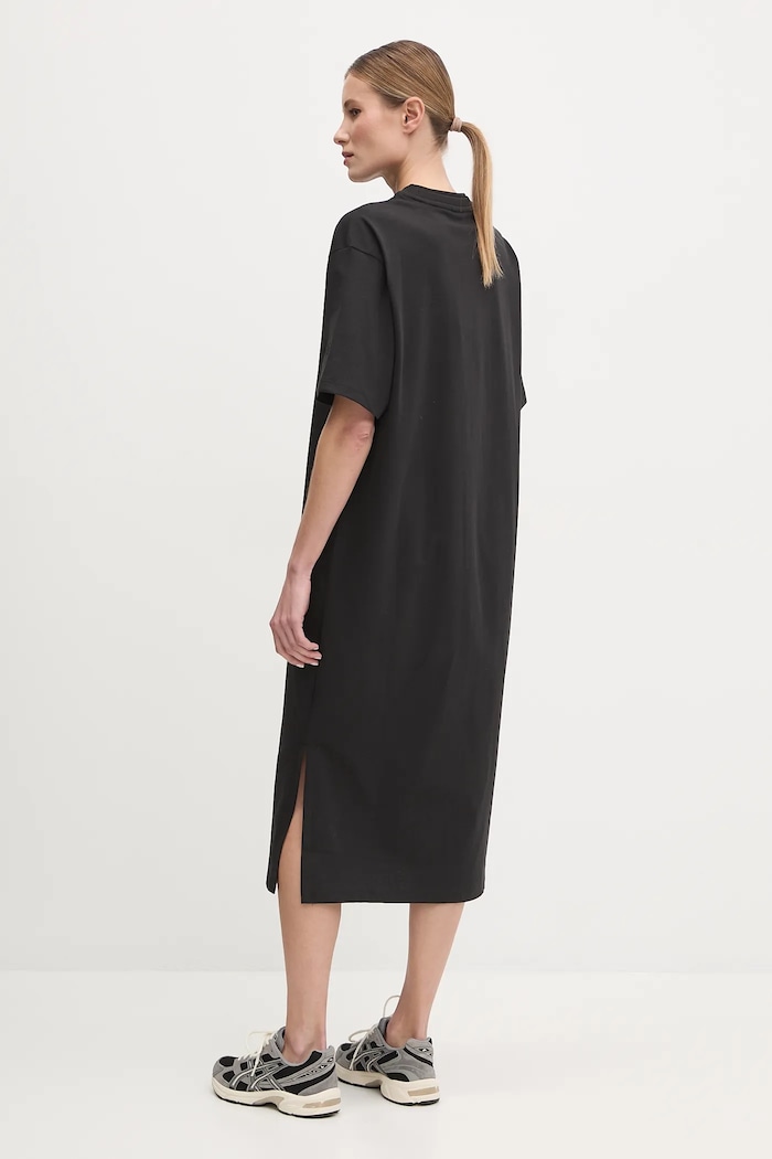 Îmbrăcăminte The North Face rochie din bumbac Oversized NF0A8C2EJK31 negru
