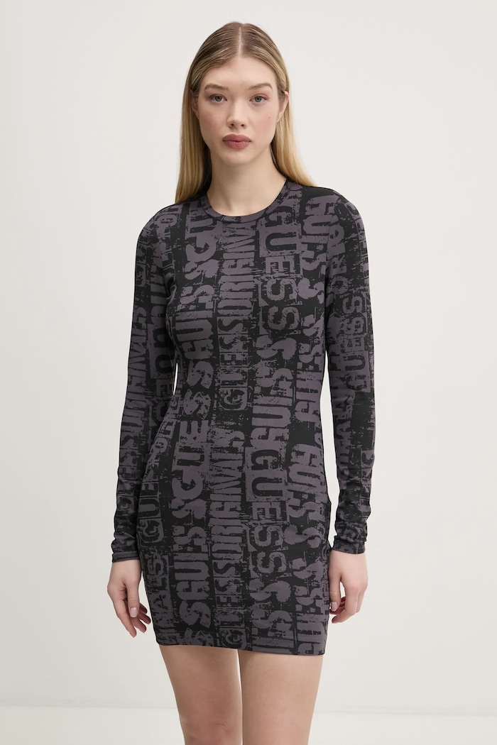 Šaty Guess Originals W5RK78.K1D80 čierna SS25