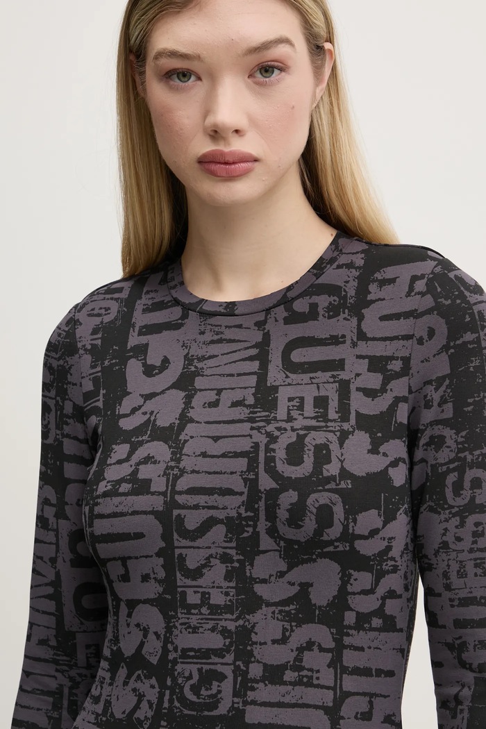 Šaty Guess Originals čierna W5RK78.K1D80