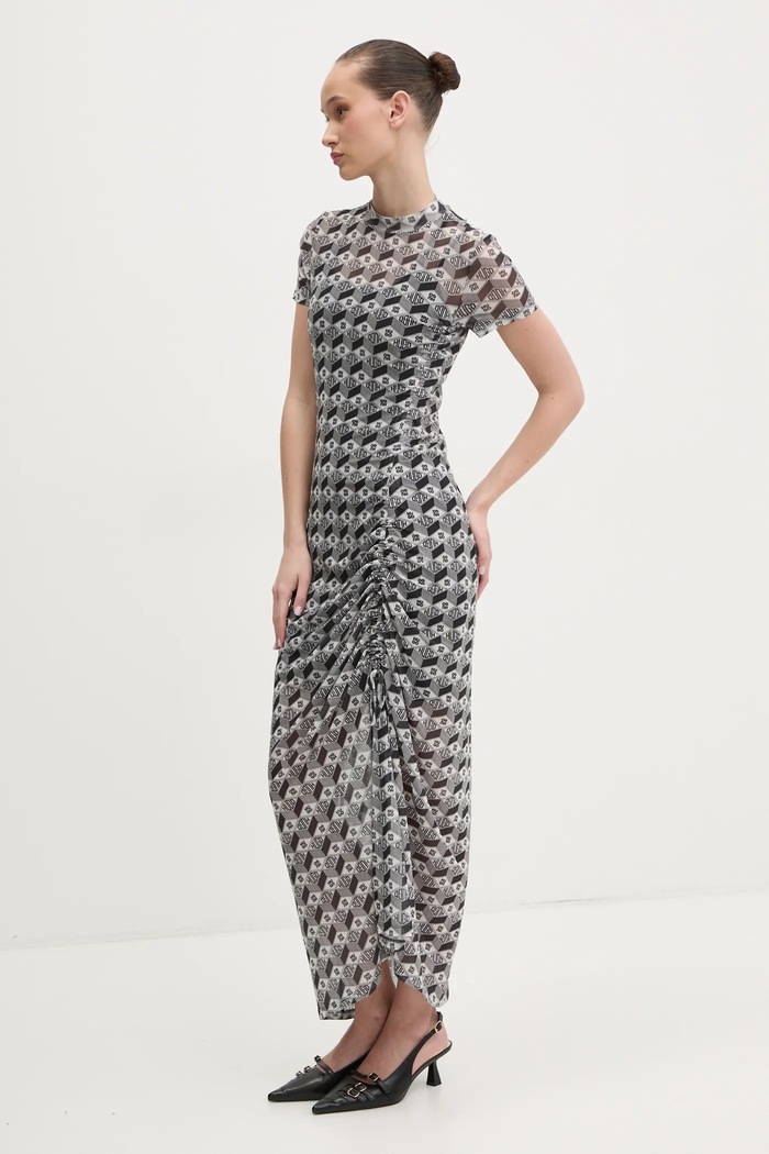 HUGO rochie midi negru 50537179