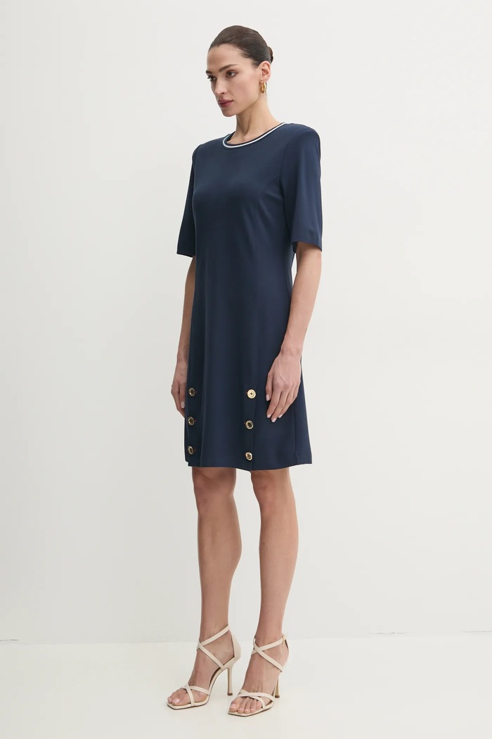 Liu Jo rochie TA5292.JS182 bleumarin SS25