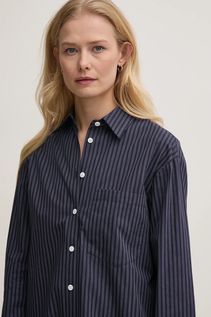 ZADIG&VOLTAIRE sukienka bawełniana granatowy WWDR02517.404