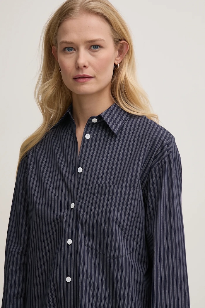ZADIG&VOLTAIRE sukienka bawełniana granatowy WWDR02517.404