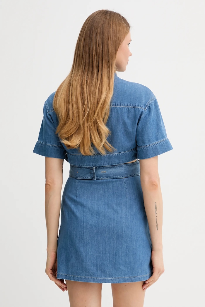 Oblačila Jeans obleka Liu Jo UA5240.D4851 modra