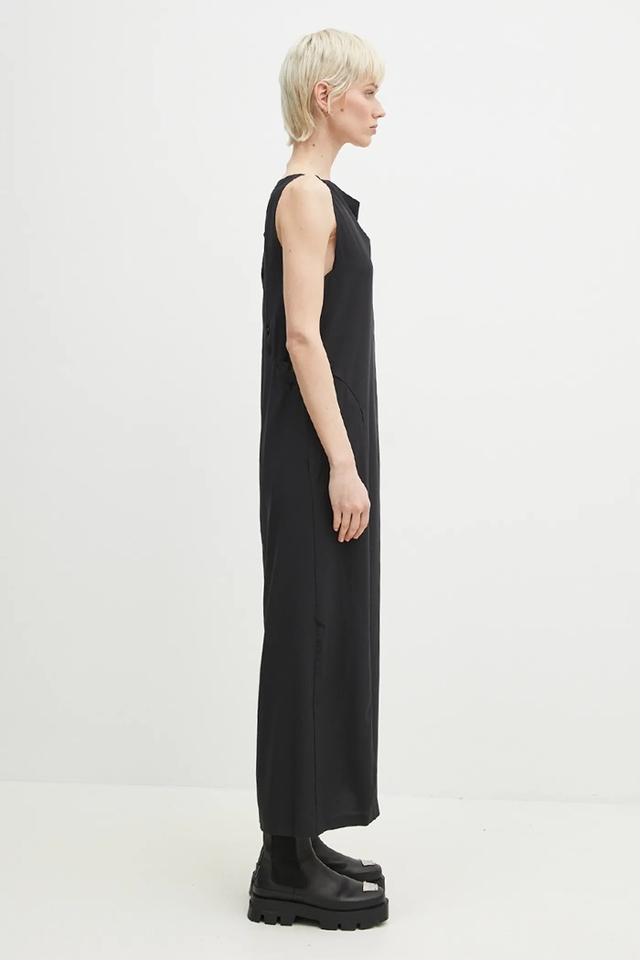 Y-3 dress Slit Dress black JD1474