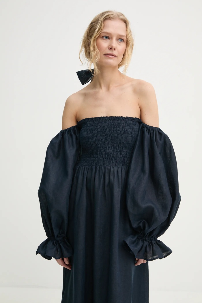 Rochie din in The Sleeper bleumarin SL001AL