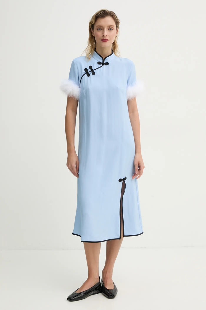 The Sleeper Rochie DRDR03P010F albastru SS25