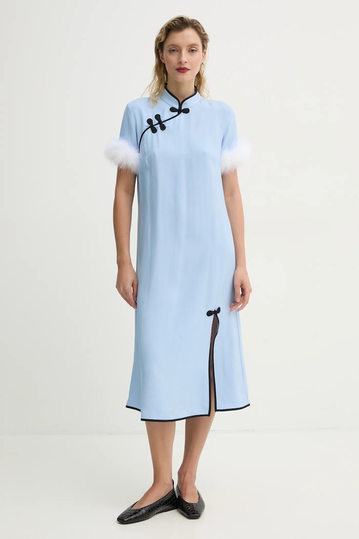 The Sleeper Rochie DRDR03P010F albastru SS25