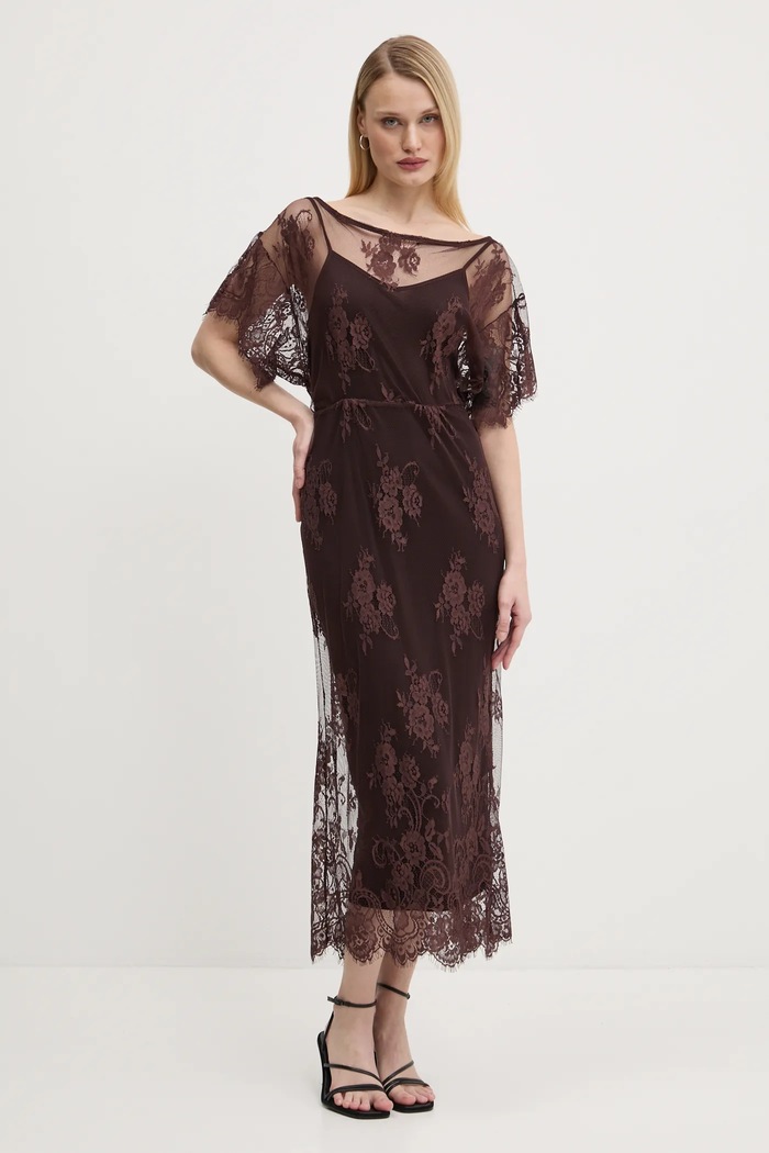 Never Fully Dressed Rochie Lace Tilly maro NFDDR1853