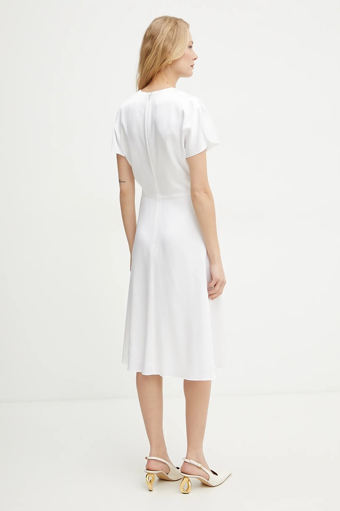 BOSS rochie 50537964 alb SS25