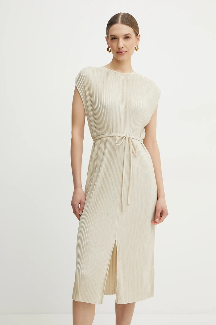 BOSS rochie midi bej 50521881