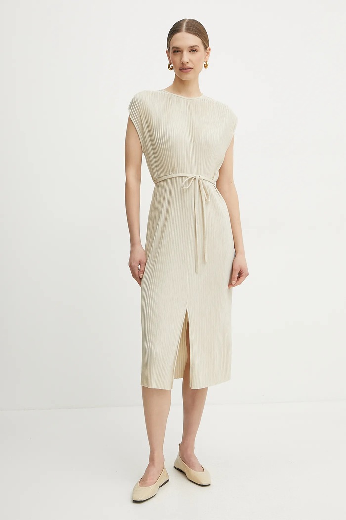 BOSS rochie 50521881 bej SS25
