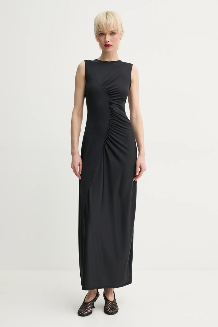 Samsoe Samsoe dress SAANDREAS maxi black F25100139