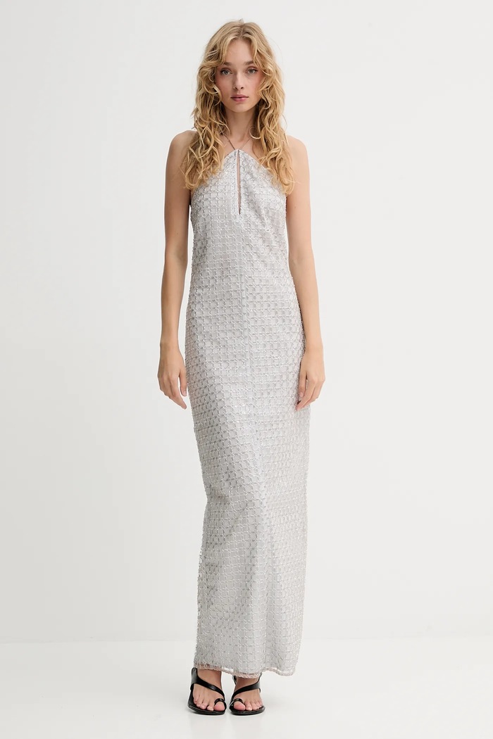 Rotate rochie maxi gri 113713800