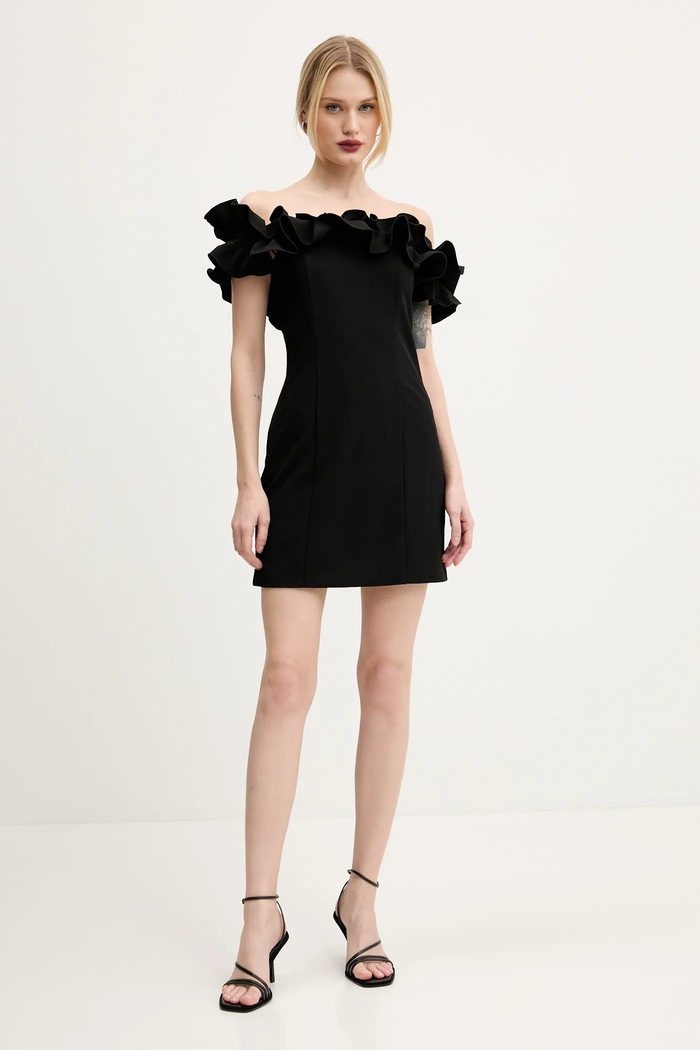 Rotate Rochie 113810100 negru SS25