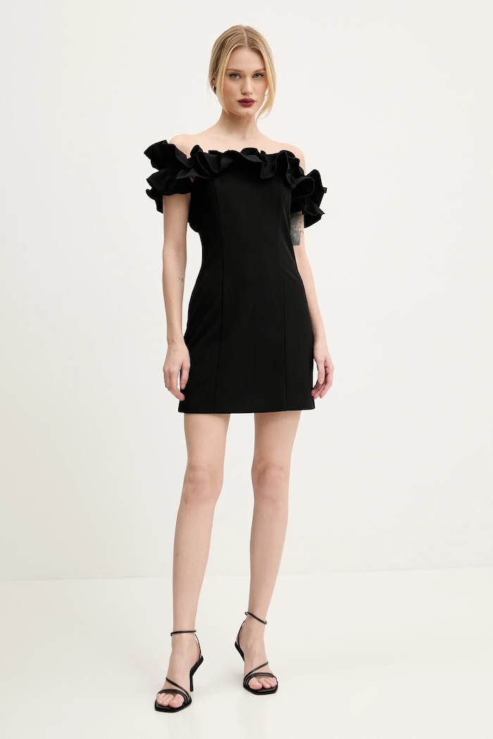 Rotate Rochie 113810100 negru SS25