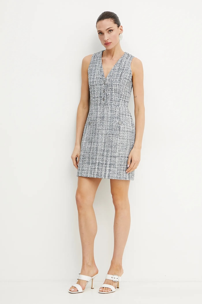 Šaty Guess SADIE W5GK0E.WH7I0 tmavomodrá SS25