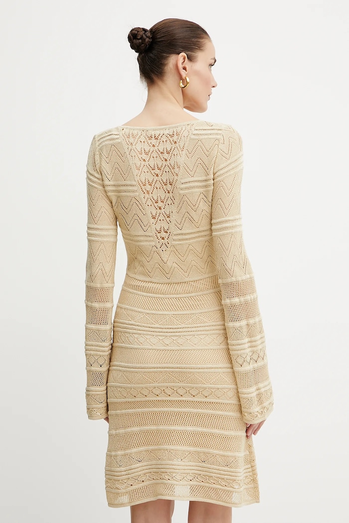 Oblečení Šaty Guess NELLIE W5GK48.Z3E22 béžová