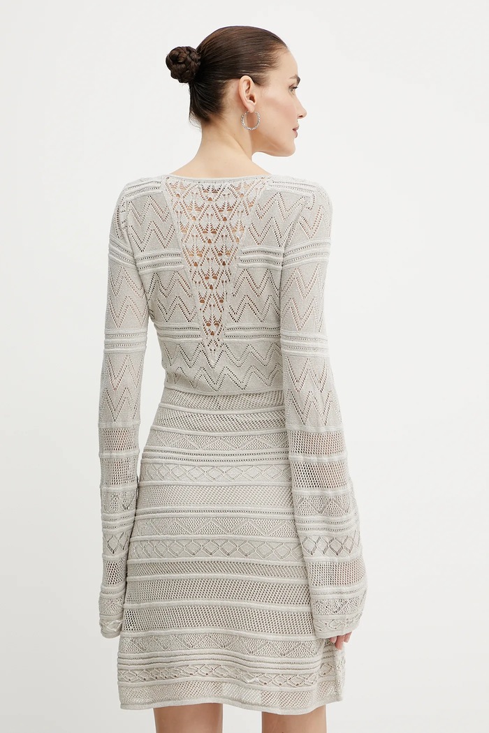 Oblečení Šaty Guess NELLIE W5GK48.Z3E22 šedá