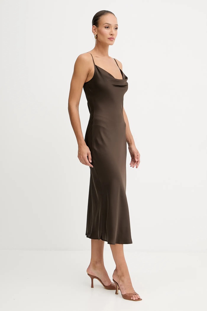 Guess sukienka NEW AKILINA W5GK85.WH9C2 brązowy AW25