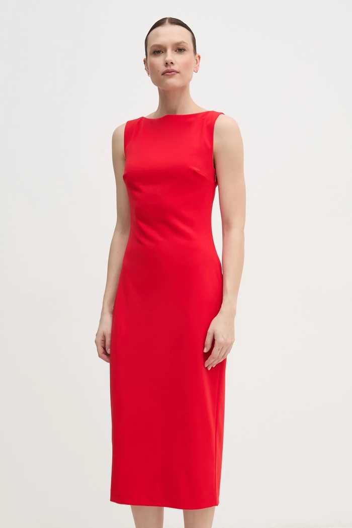 Odzież Calvin Klein sukienka K20K208140 czerwony