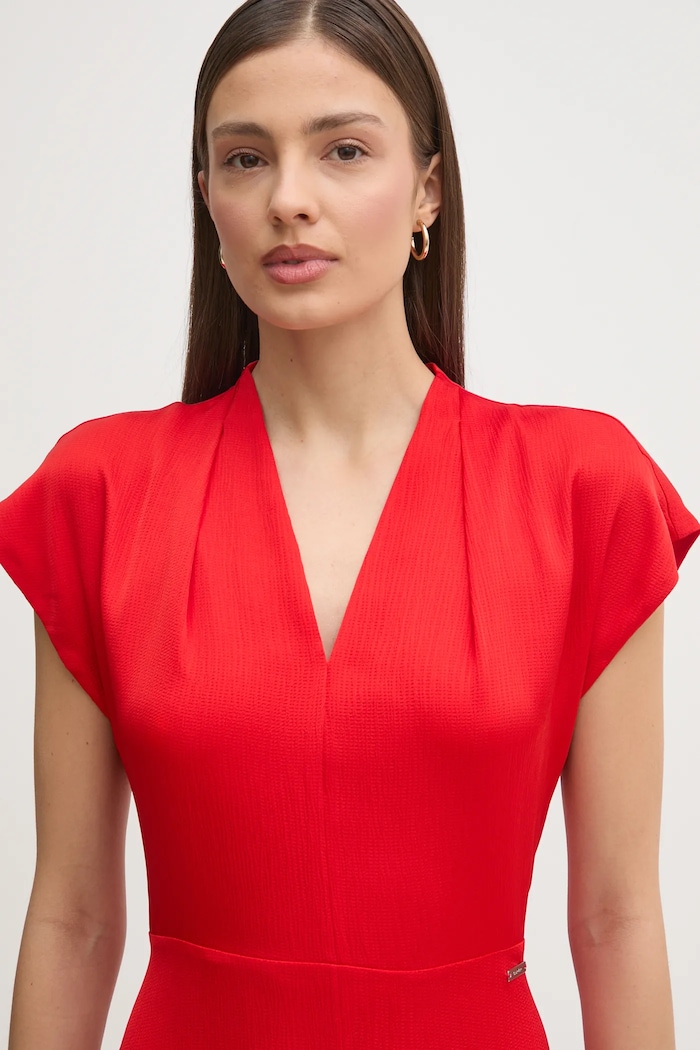 Φόρεμα Calvin Klein K20K208145 κόκκινο