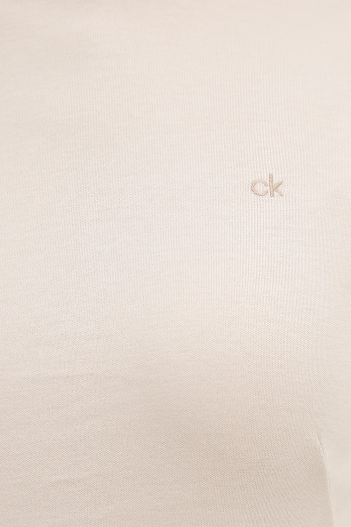 Calvin Klein sukienka bawełniana K20K208299 beżowy