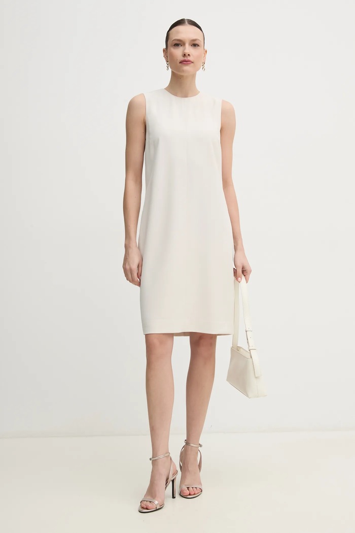 Šaty Calvin Klein mini béžová K20K208390