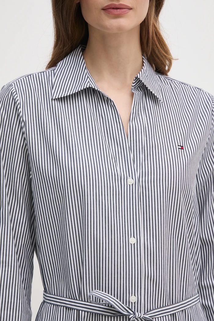 Рокля Tommy Hilfiger WW0WW45581 бял